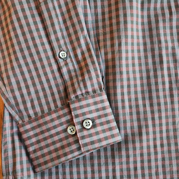 Long Sleeve Button Down Apt. 9 Men's Shirt Plaid Business Casual GUC - Picture 2 of 4